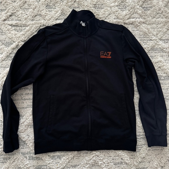 Emporio Armani Men's Black Zipped
Sweatshirt Jacket Size XL - Picture 8 of 11